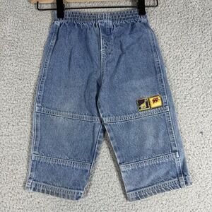 Vintage 90s Lion King Simba Disney Jeans Pants 24 Months Kids Toddler Rare